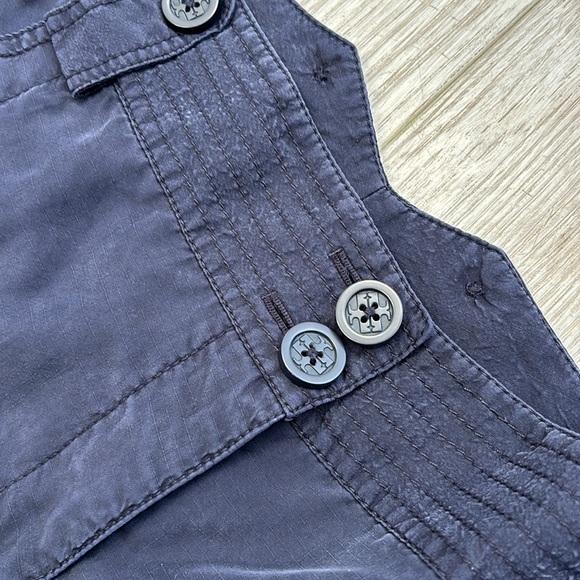 Tory Burch Cargo Pants Dark Navy Blue size 10 - Picture 6 of 10